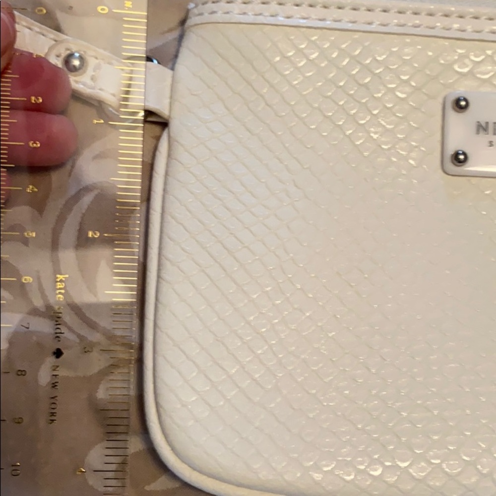 Nine West White Wristlet - Picture 5 of 5